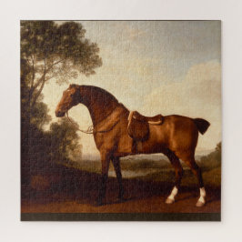 Quebra-cabeça Pintura do vintage do caçador da baía por George