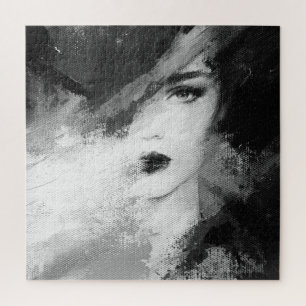 Quebra-cabeça Pintura em acrílico de abstrato Fashion