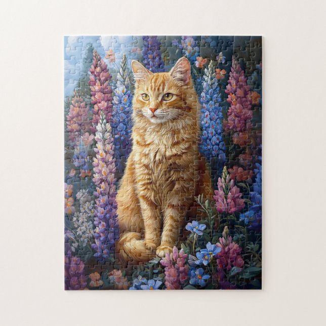 Quebra-cabeça Pintura em campo de gengibre (Vertical)