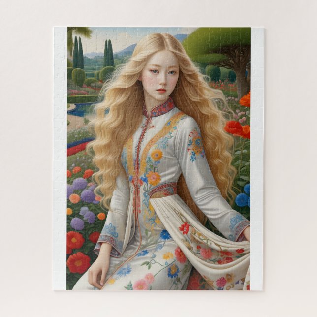 Quebra-cabeça Pintura em estilo renascentista de solteira (Vertical)