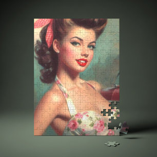 Quebra-cabeça Pintura Em Pino-Cinto Vintage