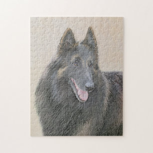Quebra-cabeça Pintura em Tervuren Belga - Arte Cachorra Original