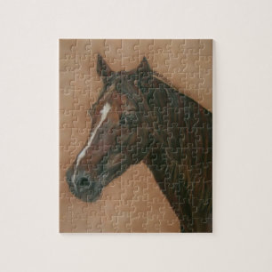 Quebra-cabeça Pintura eqüino da arte do retrato do cavalo da