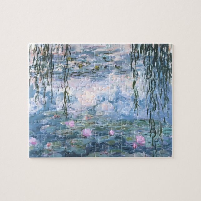 Quebra-cabeça Pintura Impressionista de Lírios Aquáticos de Clau (Horizontal)