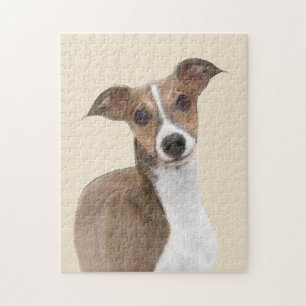 Quebra-cabeça Pintura italiana em greyhound - Arte canina origin