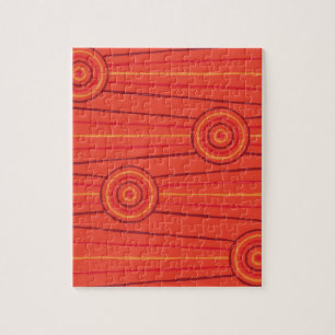 Quebra-cabeça Pintura original em linha e círculo