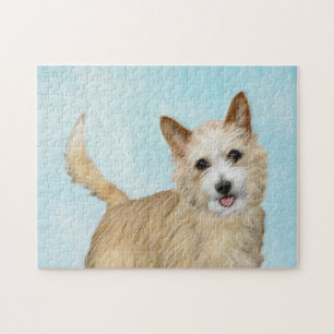 Quebra-cabeça Pintura Portuguesa do Podengo Pequeno - Arte Origi