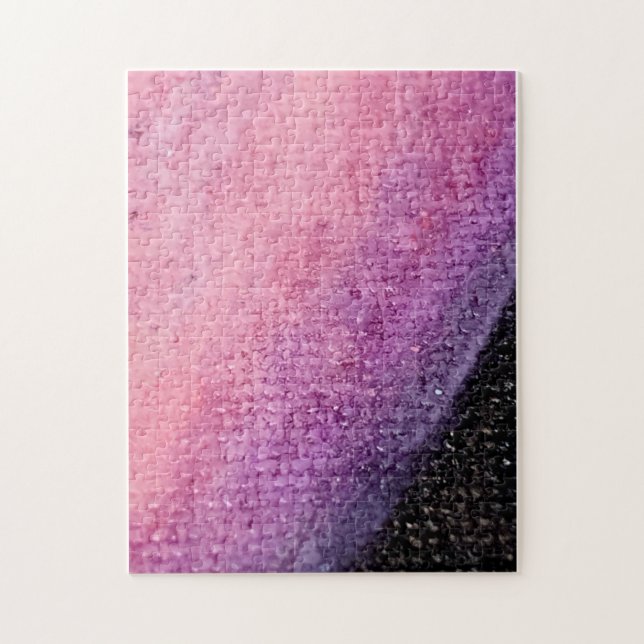 Quebra-cabeça Pintura Rosa e Preta (Vertical)