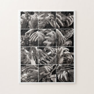 Quebra-cabeça Pinturas da música e das mãos