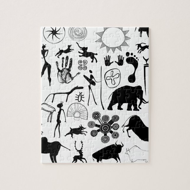 Quebra-cabeça Pinturas nas cavernas - arte primeva (Vertical)