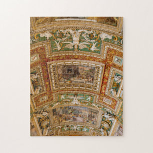 Quebra-cabeça Pinturas no teto na Galeria de Mapas - Vaticano