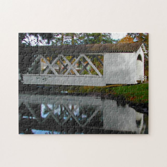 Quebra-cabeça Pioneer Park Oregon. (Horizontal)