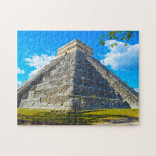 Quebra-cabeça Pirâmide de Chichén Itzá México.