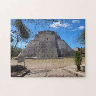 Quebra-cabeça Pirâmide Maia em Uxmal, Yucatan, México