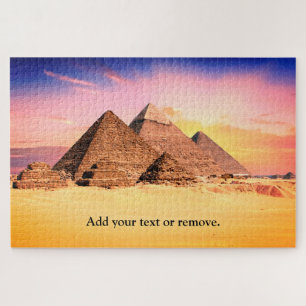 Quebra-cabeça Pirâmides bonitas e personalizadas de Giza, Egito
