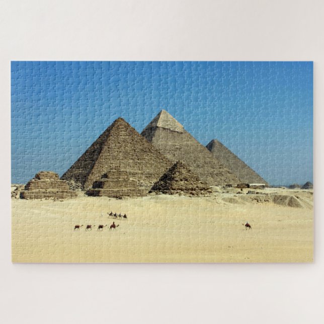 Quebra-cabeça Pirâmides eternos de Giza (Horizontal)