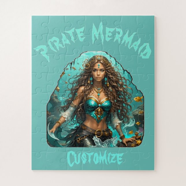 Quebra-cabeça Pirata - Sereia Lady Thunder_Cove (Vertical)