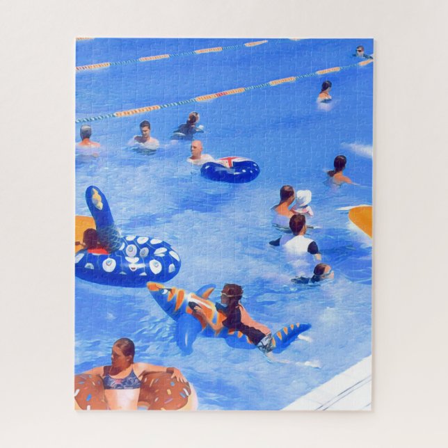 Quebra-cabeça Piscina (Vertical)