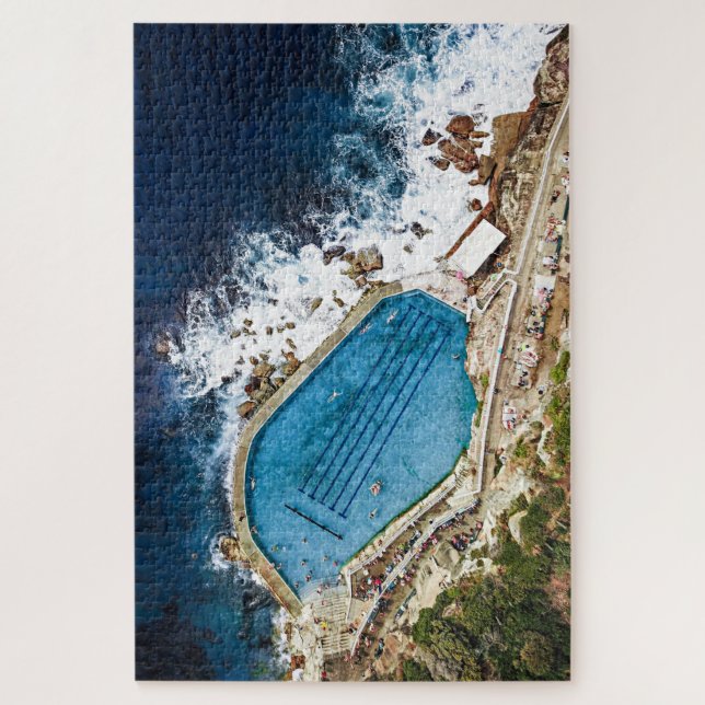 Quebra-cabeça Piscina De Bronte Oceano Sydney Aerial Seascapes (Vertical)