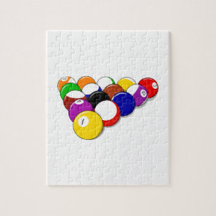 Quebra-cabeça Piscina Hall Balls Rack Em Sports Leisure Billiard