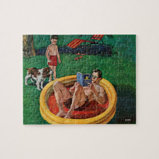 Quebra-cabeça Piscina vadeando