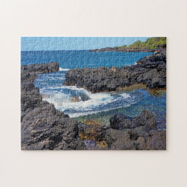 Quebra-cabeça Piscinas da maré na extremidade do mundo (Horizontal)