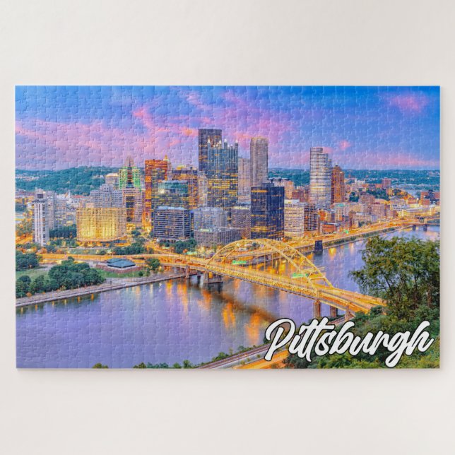 Quebra-cabeça Pittsburgh, Pensilvânia, Estados Unidos (Horizontal)
