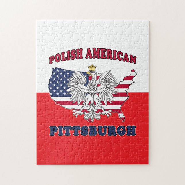Quebra-cabeça Pittsburgh Pensilvânia Polonês (Vertical)