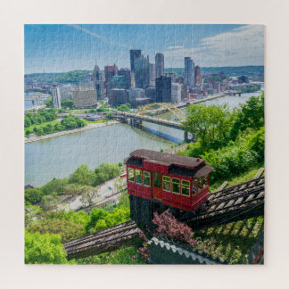 Quebra-cabeça Pittsburgh Pensilvânia Steel City Skyline Incline
