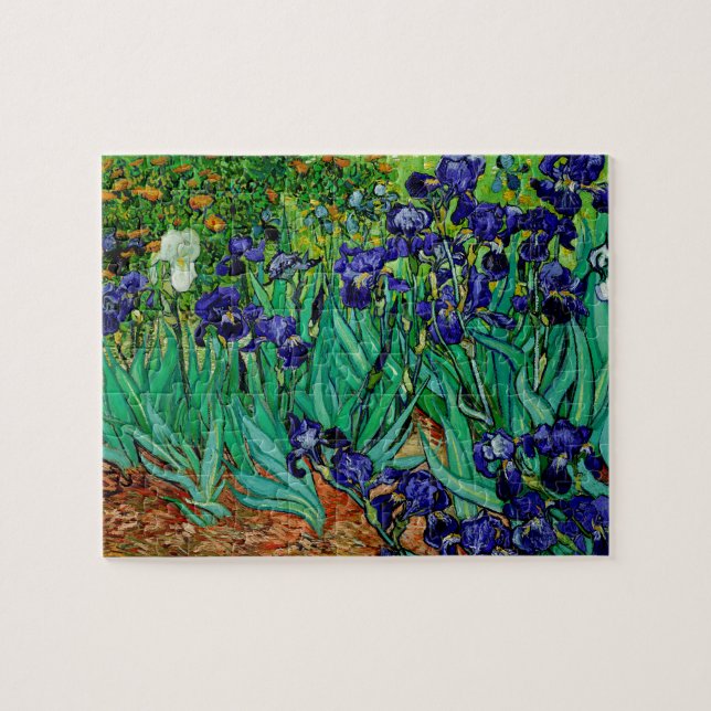 Quebra-cabeça PixDezines van gogh íris roxo/st. remy (Horizontal)