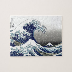 Quebra-cabeça PixDezines Vintage, Excelente Wave, Hokusai 葛