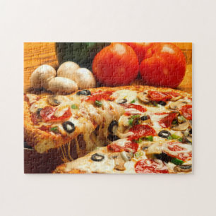 Quebra-cabeça Pizza italiana Gourmet