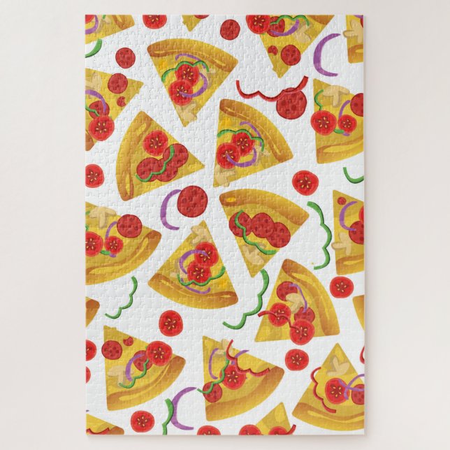 Quebra-cabeça Pizza Slice Pattern (Vertical)