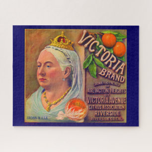 Quebra-cabeça Placa de fruta dos anos 30 Laranjas da marca Victo