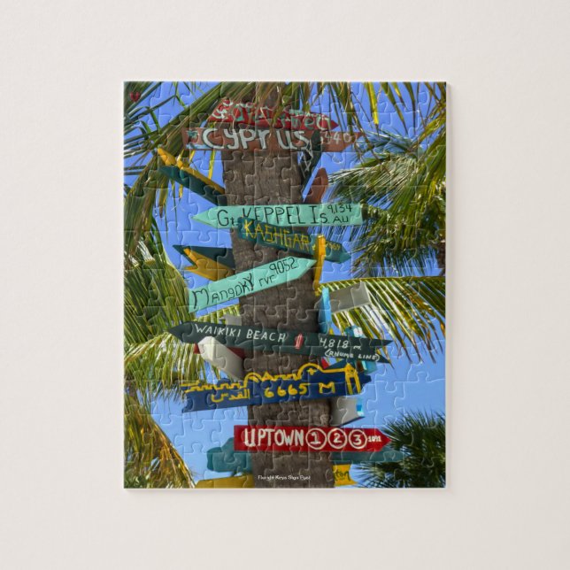 Quebra-cabeça Placas de Sinalização das Florida Keys (Vertical)
