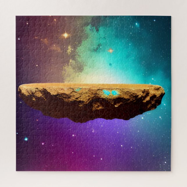 Quebra-cabeça Planalto Cósmico Asteroide Hovering no Universo No (Vertical)