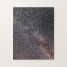 Plane crossing the Milky Way (2024)