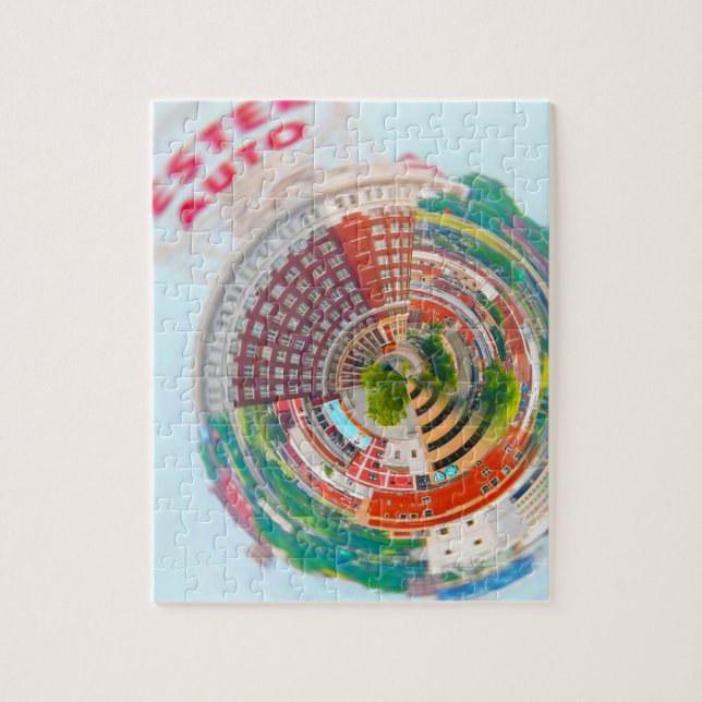 Quebra-cabeça Planeta minúsculo auto Kansas City de construção (Vertical)