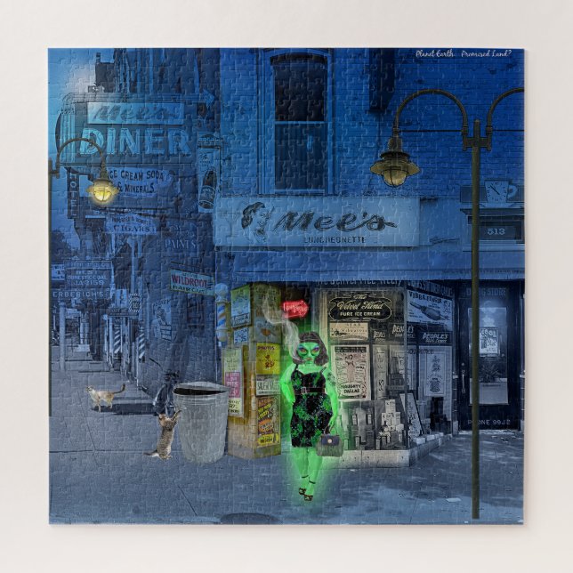 Quebra-cabeça Planeta Terra, Terra Prometida? (Vertical)