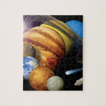 Planetas do Sistema Solar NASA JPL Montagem de Fot