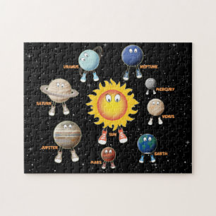 Quebra-cabeça Planetas e Sistema Solar