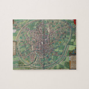 Quebra-cabeça Plano de cidade de Bruxelas, 'do Terra de