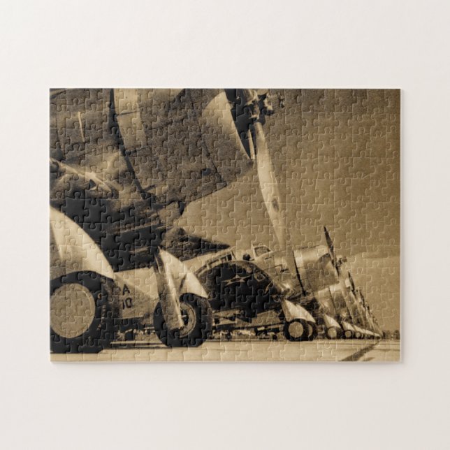 Quebra-cabeça Planos Dauntless do bombardeiro do SBD de Douglas (Horizontal)