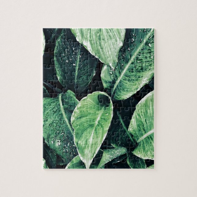 Quebra-cabeça Plant Print Groen Kunst Green Art (Vertical)