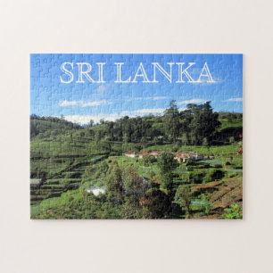 Quebra-cabeça plantações de chá de sri lanka