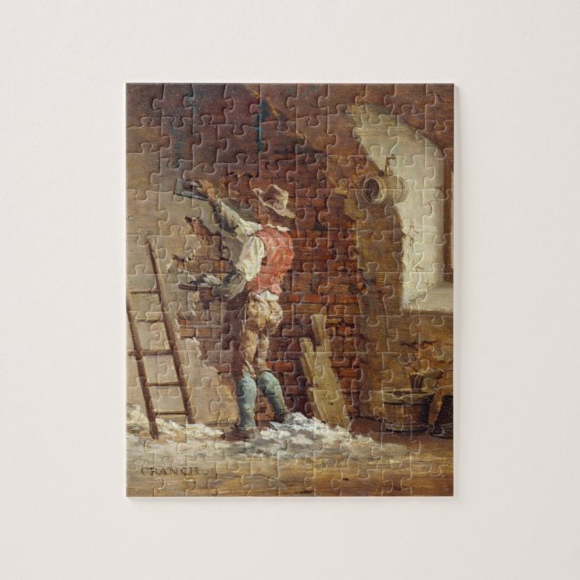 Quebra-cabeça Plasterer, c.1807 (óleo no painel) (Vertical)
