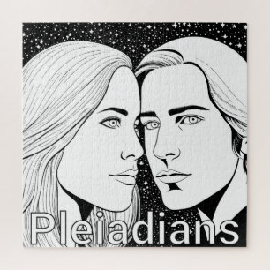 Quebra-cabeça Pleiadianos Altos Extraterrestres Mulheres e Homen