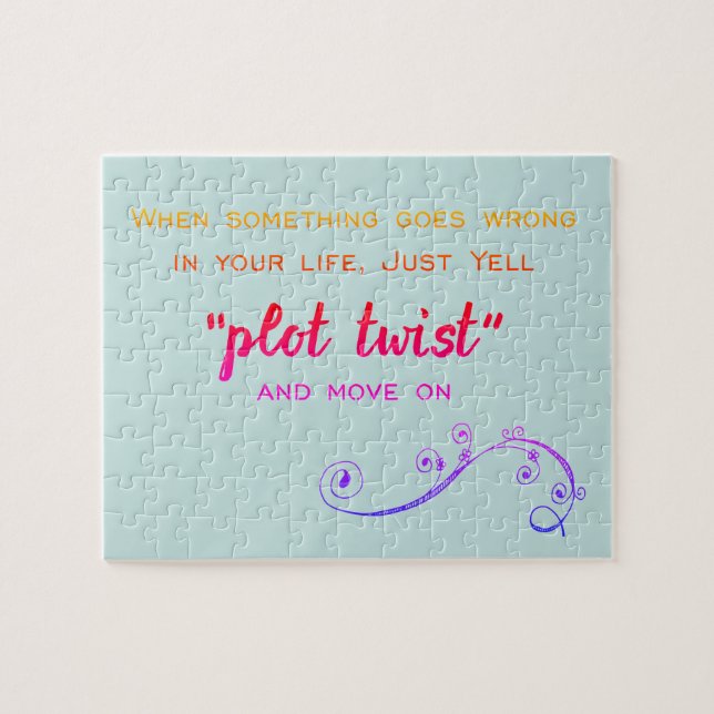 Quebra-cabeça Plot Twist Humorous Book Club   (Horizontal)