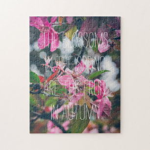 Quebra-cabeça Plum Tree Branch with Pink Flowers