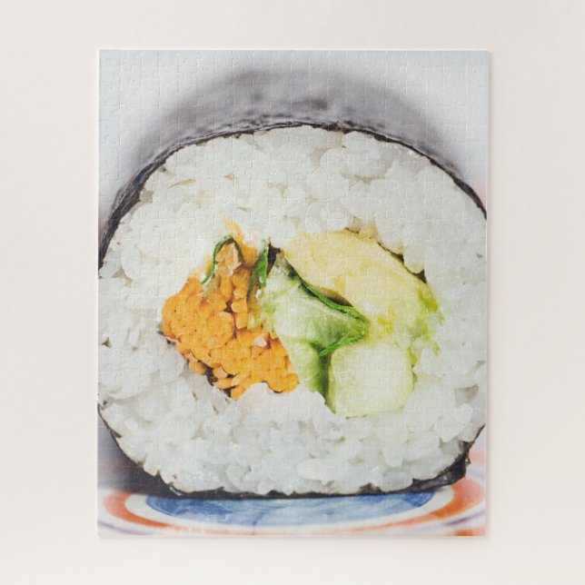 Quebra-cabeça Pó de sushi Peixe e arroz (Vertical)